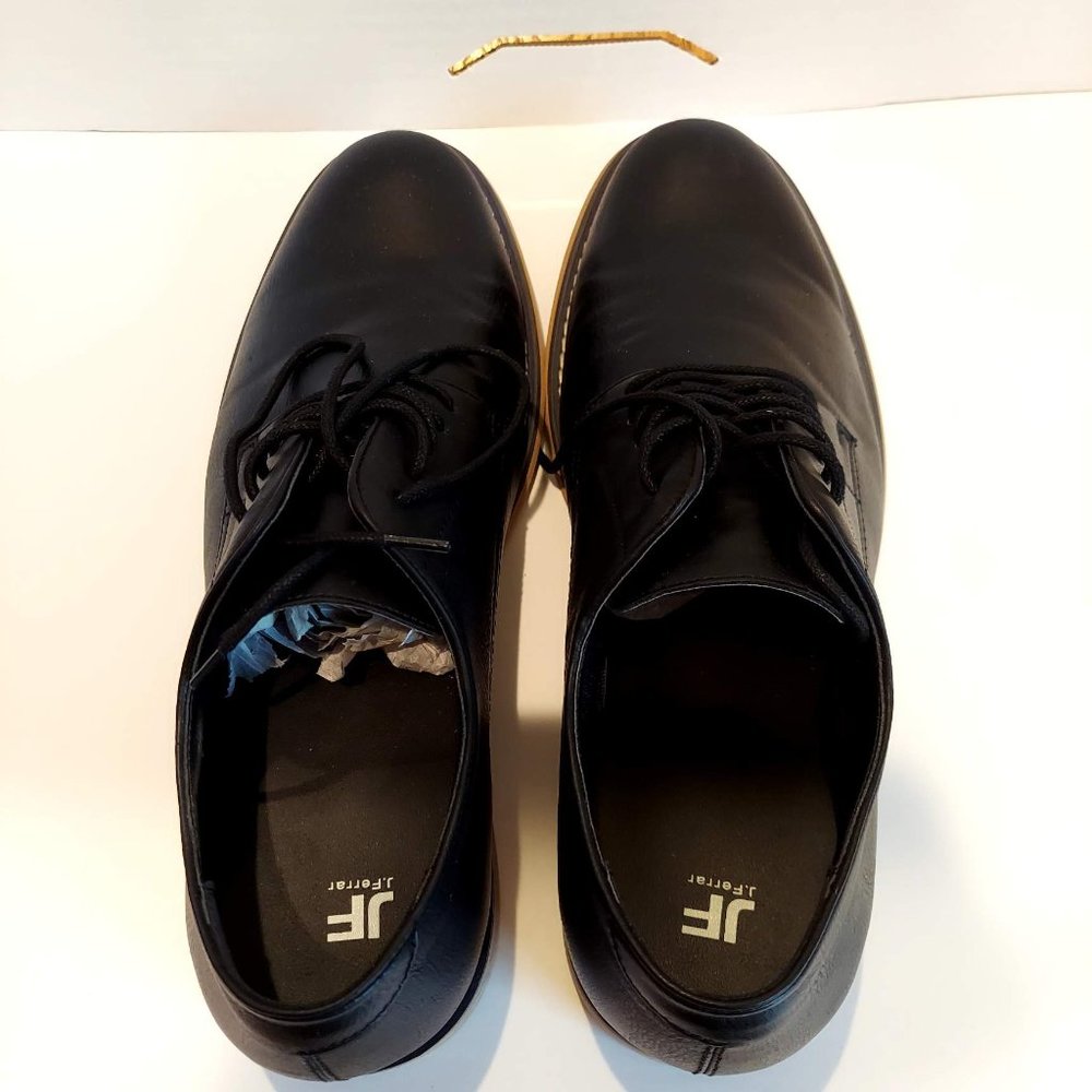 JF J. Ferrar Swartz men's Black Oxford Dress Shoes Size 13 - Picture 10 of 14